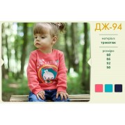 Джемпер с начесом для девочки  дж94 Бемби-осень
