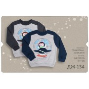Джемпер для мальчика  дж134 (двунитка) Бемби