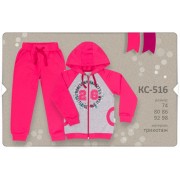 Костюм для девочки  КС516 (трикотаж двунитка)Бемби